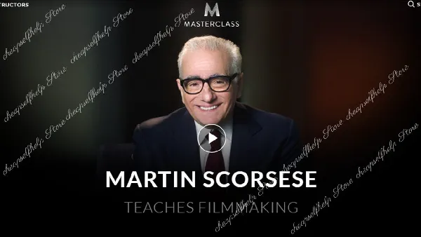 Martin Scorsese - Masterclass on Filmmaking