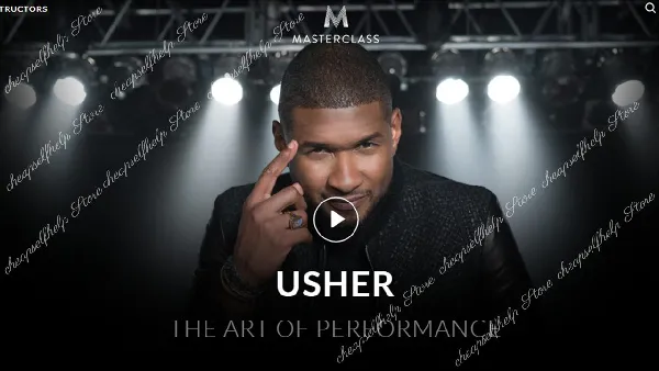 Usher - Masterclass on the Art of Performance